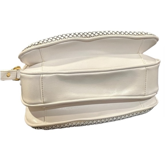 Like New! Vintage 1920’s 30’s WHITING & DAVIS Pearl White Mesh Shoulder Bag - Picture 4 of 16
